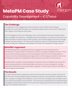 A Case Study on Capability Development snippet preview